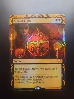 Sign in Blood Strixhaven: Mystical Archives Foil 032/063 R Mint - Image 1