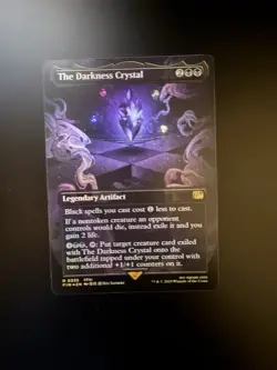 MTG Final Fantasy English The Darkness Crystal Borderless 0335 Foil - Image 1