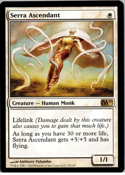 Serra Ascendant - R - Magic 2011 (M11) - 28 - NM - Normal - Image 1
