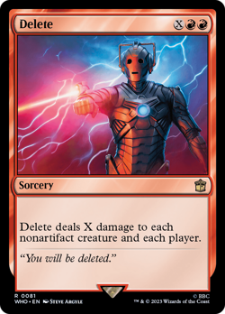 MTG - Delete [Doctor Who] Foil - Image 1