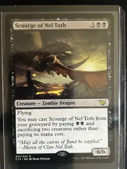 MTG Magic the Gathering Scourge of Nel Toth (021/342) Commander 2015 - Image 1