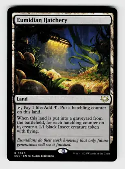 MTG, Commander: Edge of Eternities, Eumidian Hatchery, regular, No.20, R Land - Image 1