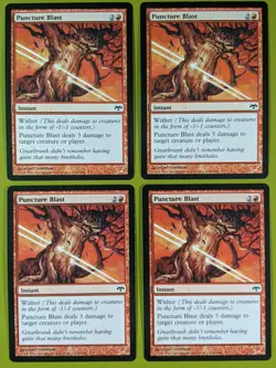 Puncture Blast x4 Eventide 4x Playset Magic the Gathering - Image 1