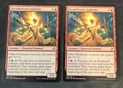 Incandescent Soulstoke X2 Modern Masters 2 2015 Edition Magic the Gathering MTG - Image 1