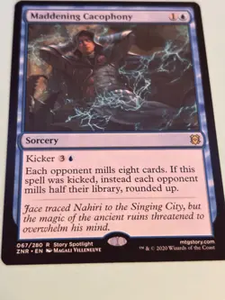 1x Maddening Cacophony - Zendikar Rising - Regular - Pack Fresh - Rare - Image 2