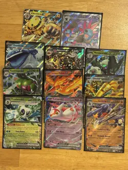 pokemon tcg EX lot of (11x) cards - No Duplicates - Scarlet & Violet - Image 1