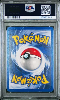 PSA 1 2000 Pokemon Gym Heroes #1 Blaine's Moltres Holo Swirl - Image 2