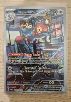 Porygon-Z 214/182 SV04: Paradox Rift Holo Illustration Rare Pokemon PACK FRESH - Image 1