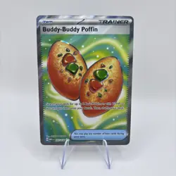 Pokemon TCG Buddy-Buddy Poffin 167/132 Me01: Mega Evolution Holo NM - Image 1