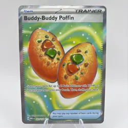 Pokemon TCG Buddy-Buddy Poffin 167/132 Me01: Mega Evolution Holo NM - Image 2