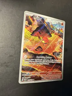 2023 Pokemon SV Paradox Rift Magby 186 /182 Full Art Rare Illustration Holo SIR - Image 2