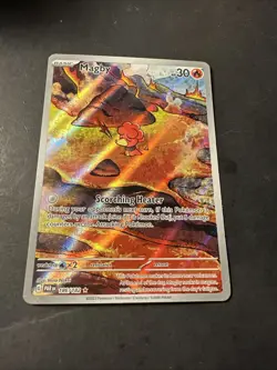 2023 Pokemon SV Paradox Rift Magby 186 /182 Full Art Rare Illustration Holo SIR - Image 4