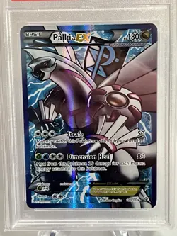 Pokemon PSA 8 Palkia Ex Team Plasma 100/101 Holo Full Art Ultra Rare Mint - Image 2