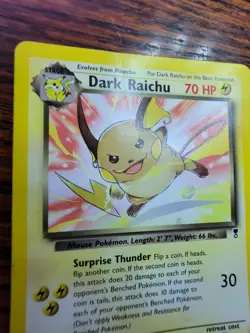 1x Dark Raichu - 7/110 - Non-Holo Deck Exclusive Legendary Collection PL Pokemon - Image 3