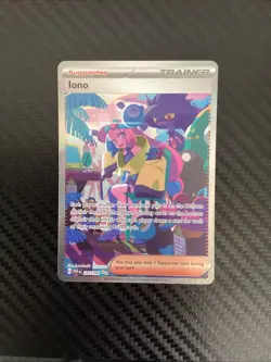 Pokemon Iono 237/091 Sv: Paldean Fates (PAF) - Special Illustration Rare - NM - Image 1