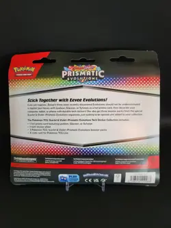 Pokemon TCG Scarlet Violet Prismatic Evolutions Tech Sticker Collection Glaceon - Image 2