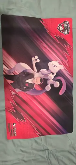 Pokemon Regional Championship Team Rocket's Mewtwo Playmat - Image 1