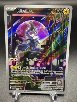 2023 Pokemon Scarlet And Violet Miraidon SVP 013 Illustration Rare Promo - Image 1
