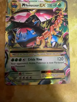 Pokemon TCG Evolutions Ultra Rare Holo Mega M Venusaur EX 2/108 - Image 3