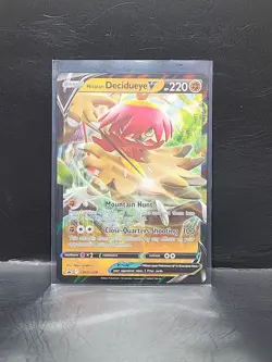 Pokemon TCG Hisuian Decidueye V SWSH Black Star Promos SWSH238 Holo Promo - Image 1