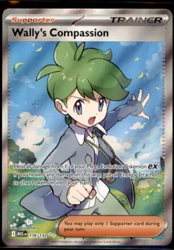 Pokemon TCG - Wally's Compassion Ultra Rare ME01: Mega Evolution 176/132 NM - Image 1