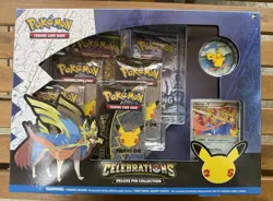 3 Pokemon TCG: Celebrations Deluxe Pin Collection - Zacian LV.X - Factory Sealed - Image 1
