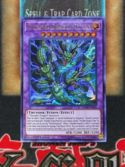 Yugioh Thunder Dragon Titan MP19-EN182 Ultra Rare 1st Ed NM - Image 1