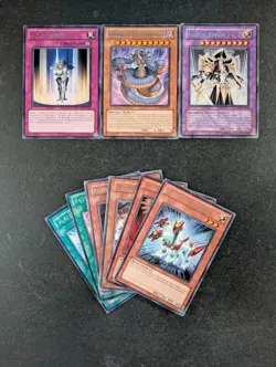 YuGiOh! Assorted 1st Edition+Super Rare Lots Of 9 COPY KNIGHT/PHOTON CERBERUS - Image 1