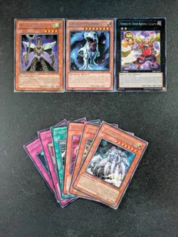YuGiOh! Assorted 1st Edition+Super Rare Lots Of 9 MAX WARRIOR/GALAXY TYRANNO - Image 1