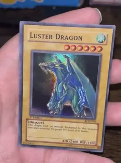 Yu-Gi-Oh! TCG Luster Dragon Legacy of Darkness LOD-050 1st Edition MINT - Image 1