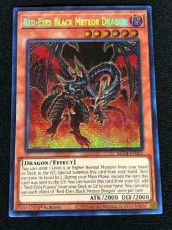 Yugioh Red-Eyes Black Meteor Dragon MP24-EN107 1st Secret (NM) - Image 1
