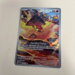 Pokemon TCG Magby Paradox Rift Holo Card 186/182 Near Mint - Image 1
