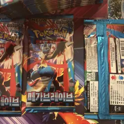 Pokemon Card Mega Brave M1L NEW SEALED Korean Booster Pack - Image 1