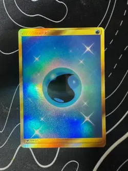 Water Energy - 124/111 - Pokemon Crimson Invasion Sun & Moon Secret Rare Card - Image 3