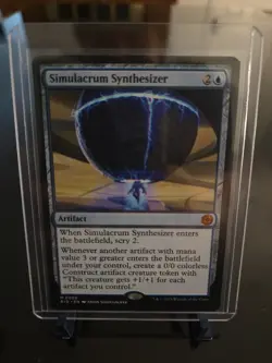Magic: The Gathering Simulacrum Synthesizer Card Artifact #0006 - Image 1