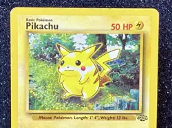 Pikachu (60/64) ~ LP [Jungle Unlimited 1999] Vintage -WotC- Pokemon TCG Card - Image 2