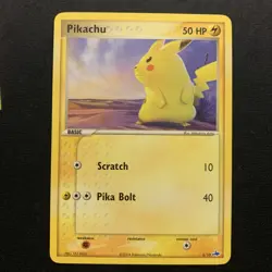 Pikachu 6/10 NM/LP -Rare Vintage Pokemon Card- Latios Half Deck (41) - Image 1