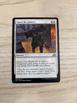 Open the Armory - Shadows Over Innistrad (U) - NM MTG Magic Card - Image 1