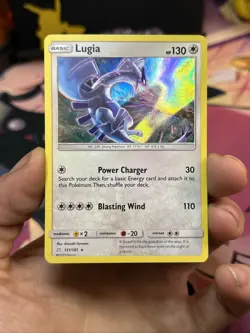 Pokemon TCG Lugia Team-Up Holographic Card 131/181 NM Condition - Image 1
