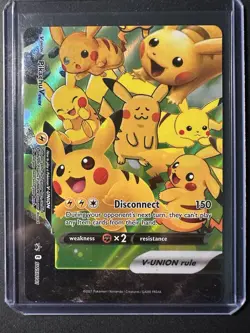 Pikachu V-Union [Set of 4] SWSH: Sword & Shield Promo Cards Holo - Image 4