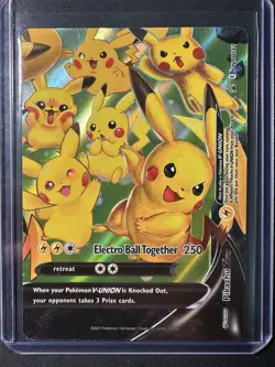 Pikachu V-Union [Set of 4] SWSH: Sword & Shield Promo Cards Holo - Image 5