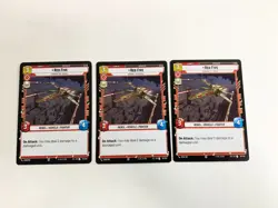Red Five (X3) Playset Jump to Lightspeed Star Wars Unlimited Card # 151/262 - Image 1
