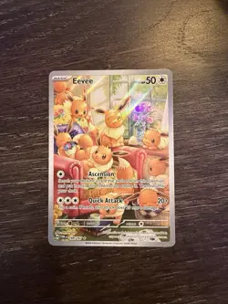 Pokemon Eevee TCG Twilight Masquerade Card IR 188/167 NM Condition - Image 1