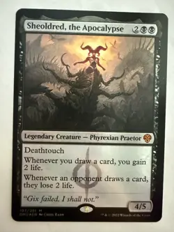 MTG: Sheoldred, the Apocalypse FOIL Card Dominaria United 107/281-NM - Image 1
