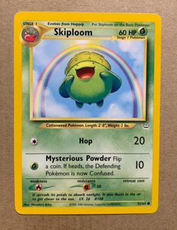 Skiploom 52/64 Neo Revelation - Common Pokemon Card - NM/Mint - Image 1