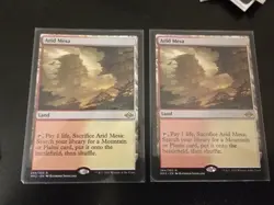 (2) Arid Mesa Modern Horizons Magic the Gathering cards MTG RARE DUAL LAND - Image 1