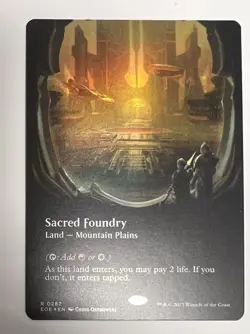 MTG Sacred Foundry (Borderless 283) FOIL Edge of Eternities NM Rare CARD - Image 2