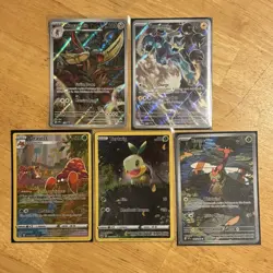 pokemon tcg lot of (5x) cards - No Duplicates - Illustration Holo - Image 1