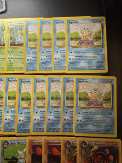 Pokemon Original Starter Card Lot WOTC Vintage Base Set & More LP-DMG TM Rocket - Image 3
