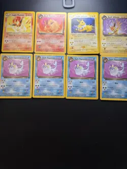 Pokemon Eeveelutions Lot 8 Cards -Vintage WOTC Rocket, Neo Destiny - Image 1